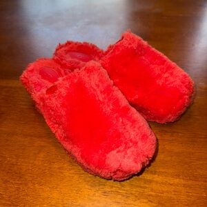 UGG Bright Red Cozy Slippers